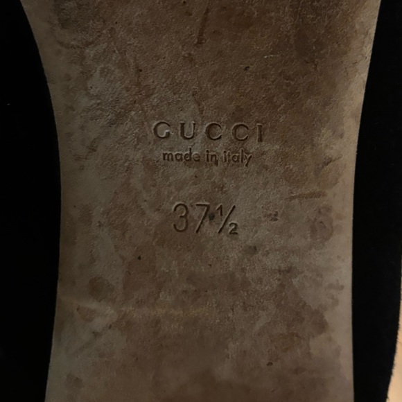 Gucci Black Flats with Bamboo Accent - Picture 4 of 4